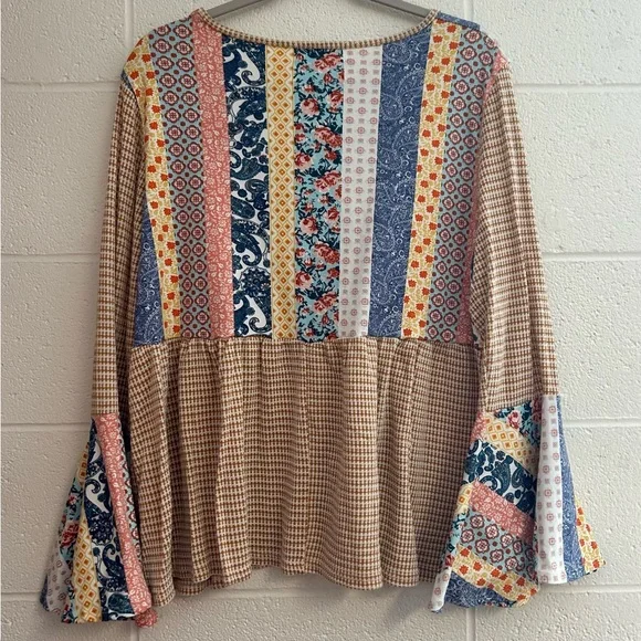 Boho Long-Sleeve Top - Picture 2 of 3